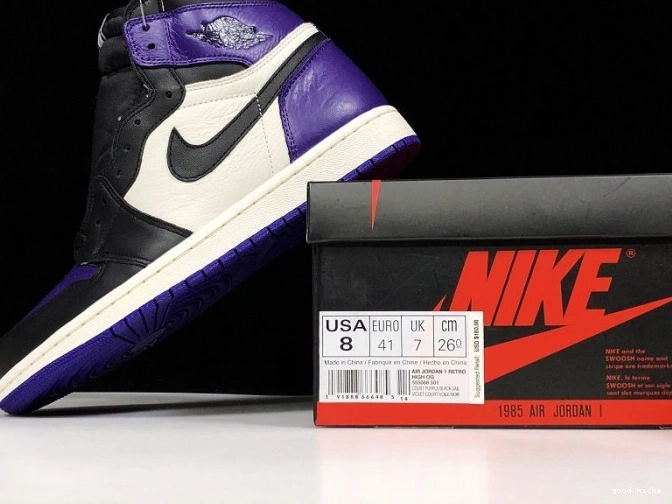 Rep Court 555088-501 Air Jordan Purple 1 0809